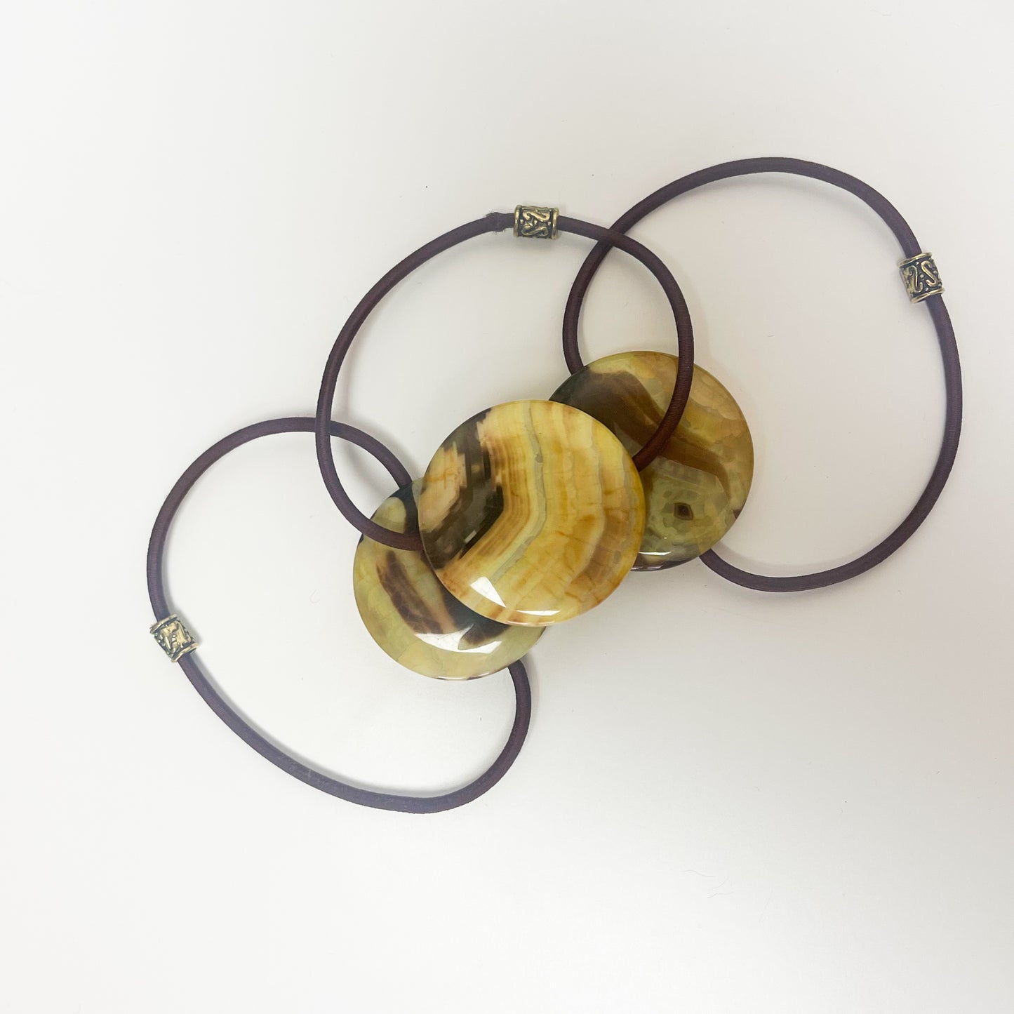 Crossgrain Stone Hair Tie